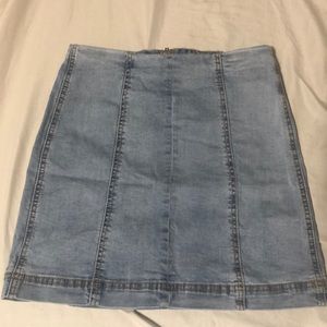 Denim panel Bodycon skirt